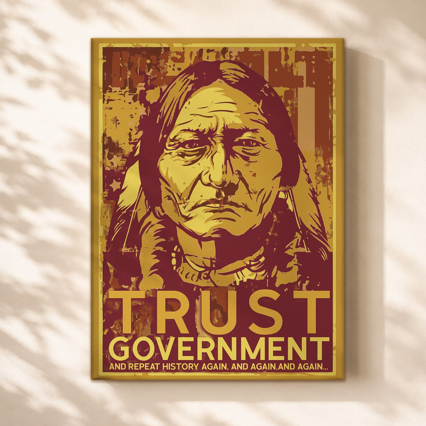 The Native Chief Portrait Poster/Canvas
