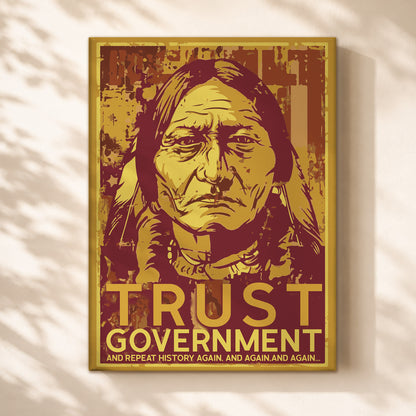 The Native Chief Portrait Poster/Canvas