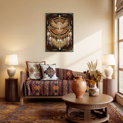 The Native American Dreamcatcher Owl Poster/Canvas