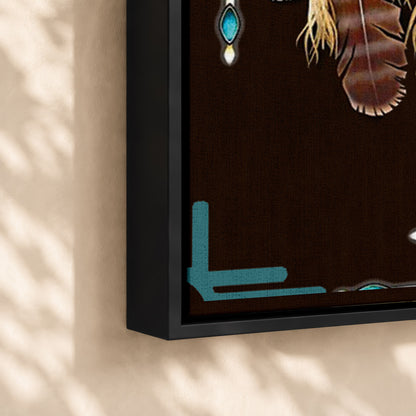The Native American Dreamcatcher Owl Poster/Canvas