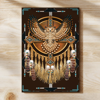 The Native American Dreamcatcher Owl Poster/Canvas