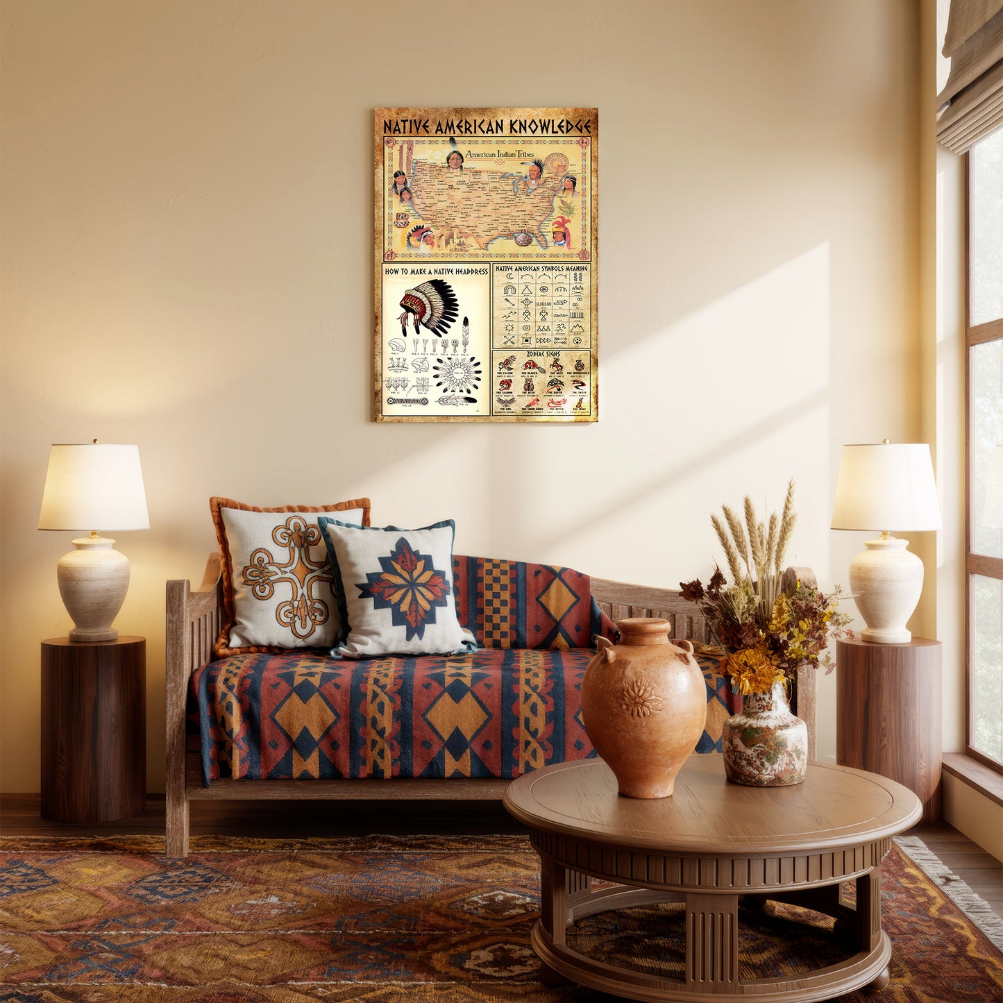 The Native American Knowledge Poster/Canvas