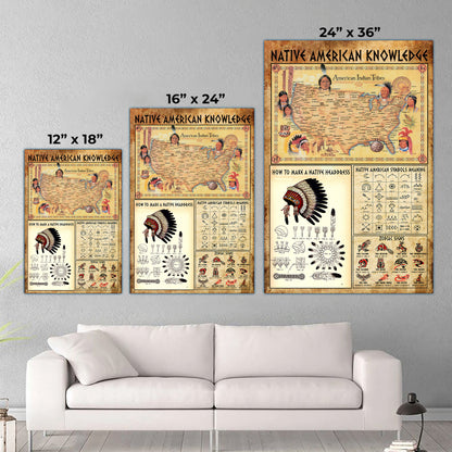 The Native American Knowledge Poster/Canvas