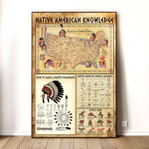 The Native American Knowledge Poster/Canvas