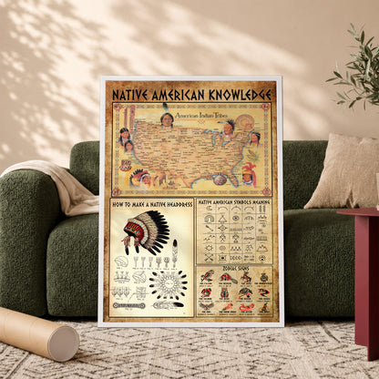 The Native American Knowledge Poster/Canvas