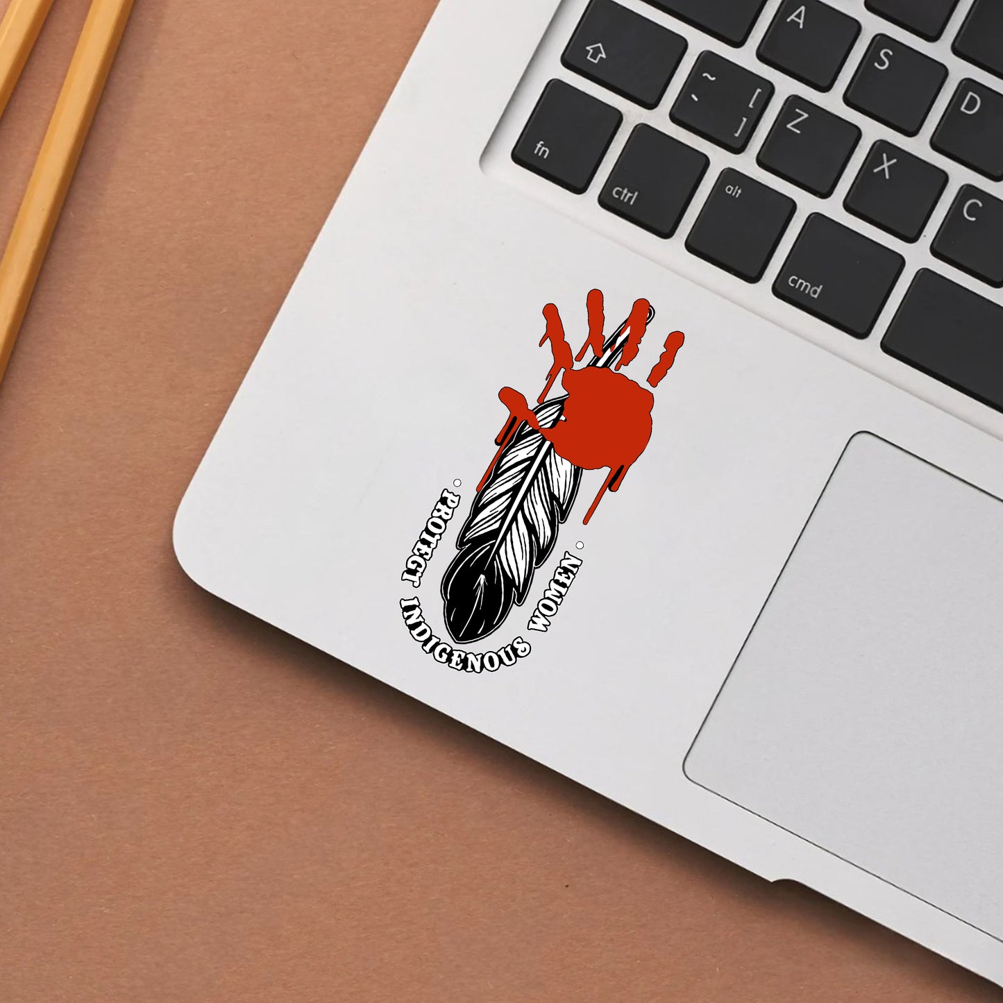 Protect Indigenous Women Black Decal - MMIW Awareness