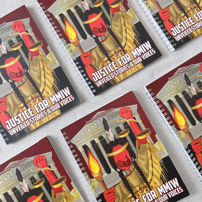 Premium Handmade Takenote: Justice for MMIW - Unveiled Stories & Our Voices + Free Bookmark Gift